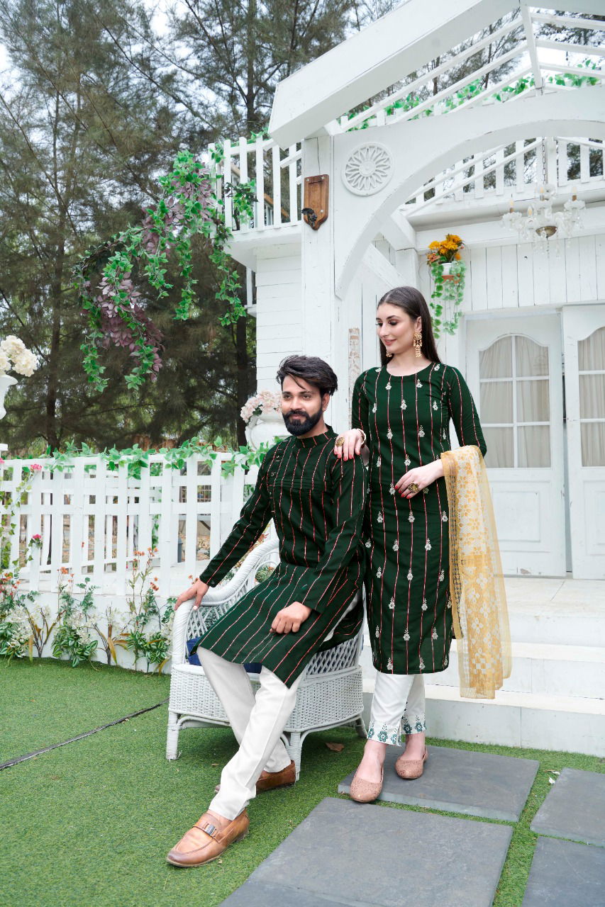 Ram Leela 3 Exclusive Designer Festive Wear Cotton Stylish Couple Latest Collection